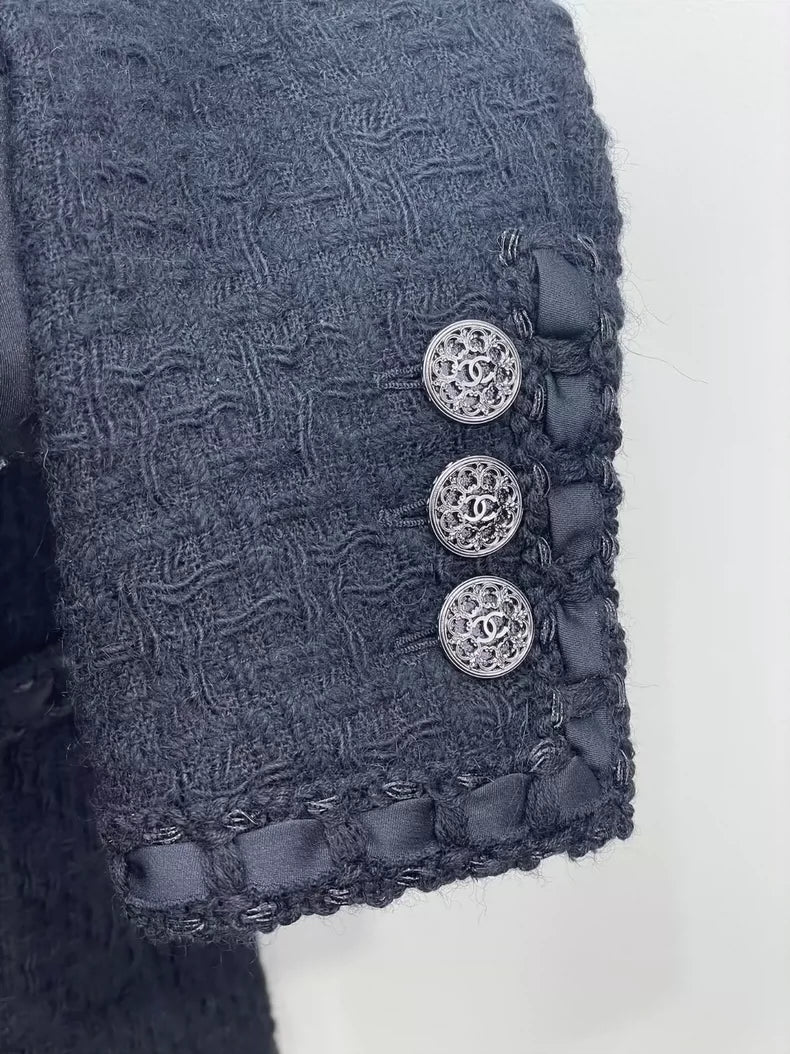 Chanel Black Long Coat