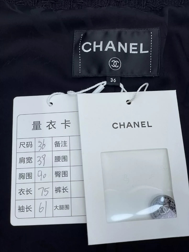 Chanel Black Long Coat
