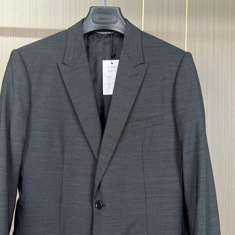 Dior Wool Blazer in Dark Pattern