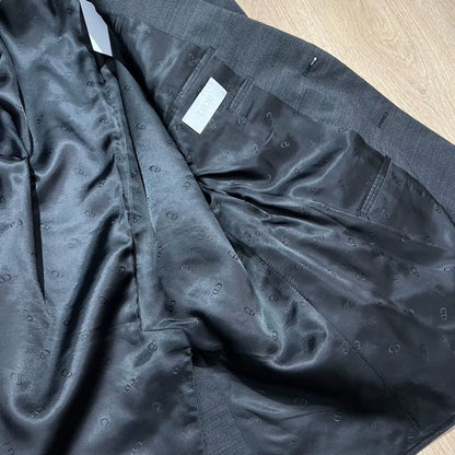 Dior Wool Blazer in Dark Pattern