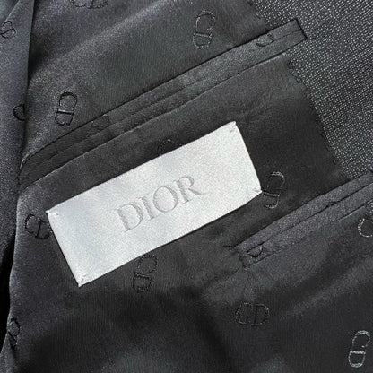 Dior Wool Blazer in Dark Pattern