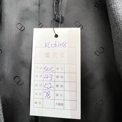 Dior Wool Blazer in Dark Pattern