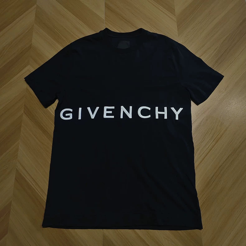 Givenchy Letter Embroidered Short Sleeve Tee-yf