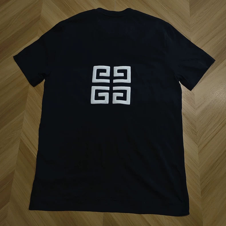 Givenchy Letter Embroidered Short Sleeve Tee-yf