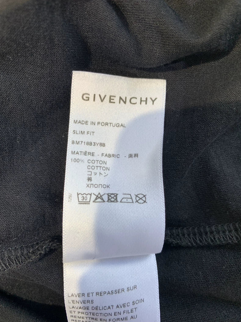 Givenchy Letter Embroidered Short Sleeve Tee-yf