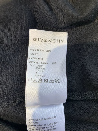 Givenchy Letter Embroidered Short Sleeve Tee-yf