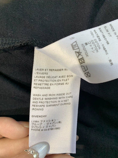 Givenchy Letter Embroidered Short Sleeve Tee-yf