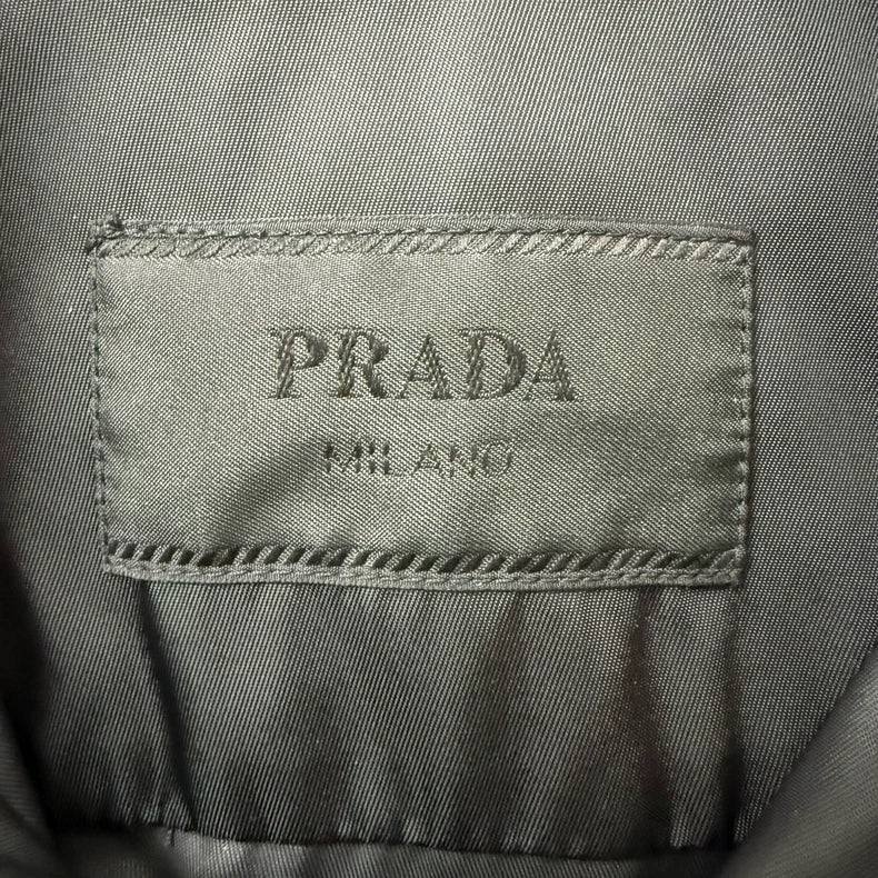 Prada Triangle Logo Nylon Utility Jacket