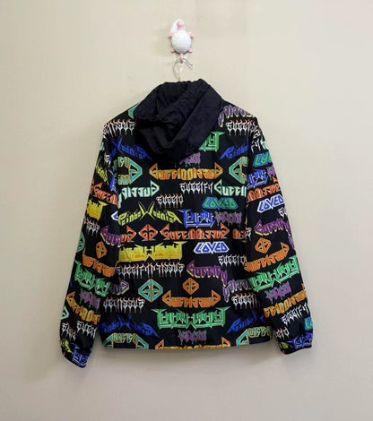 Gucci Colorful Logo Hooded Jacket