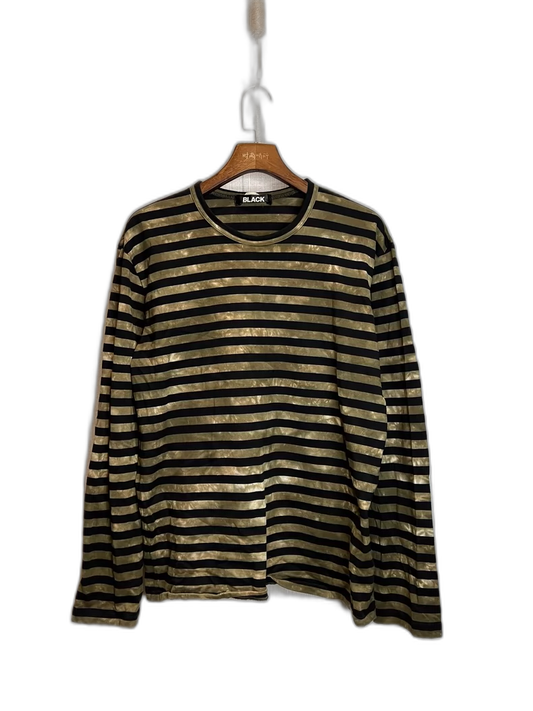 Black Striped Long Sleeve T-Shirt
