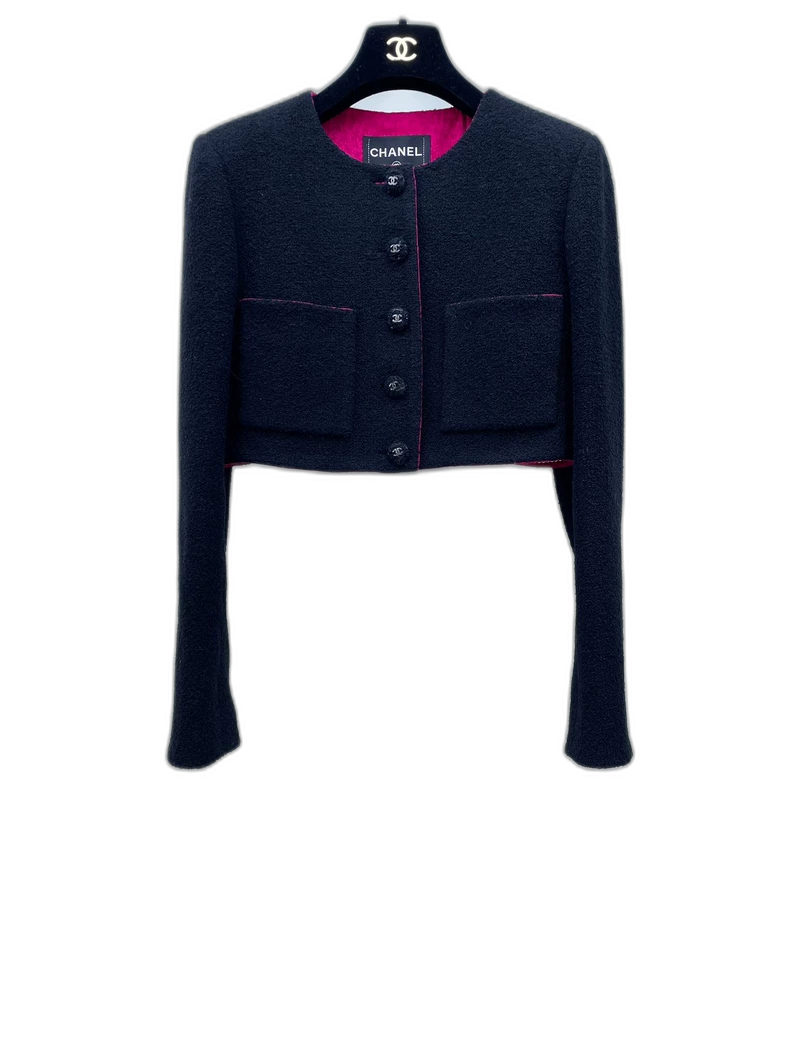 Chanel Short Jacket with Pink Detail