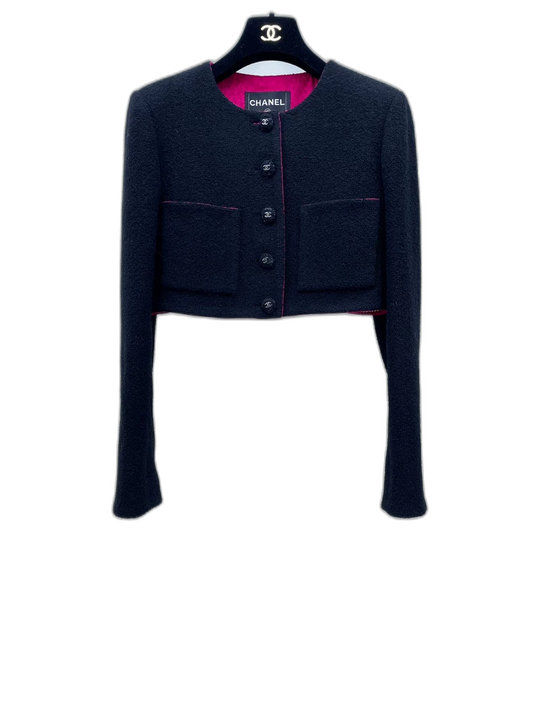 Chanel Short Jacket with Pink Detail