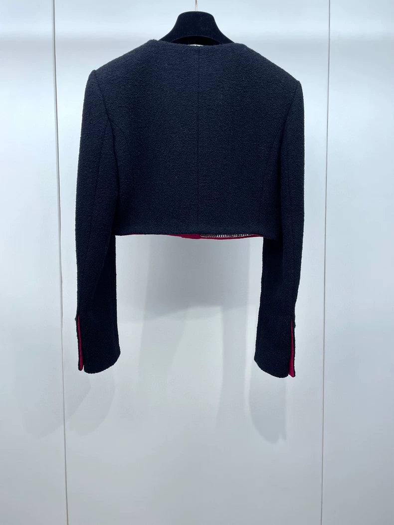 Chanel Short Jacket with Pink Detail