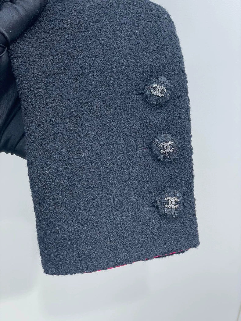 Chanel Short Jacket with Pink Detail