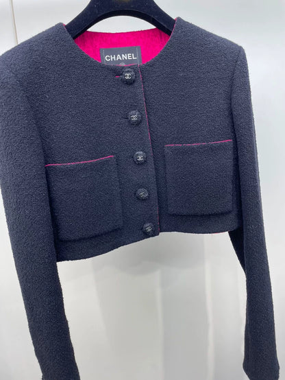Chanel Short Jacket with Pink Detail