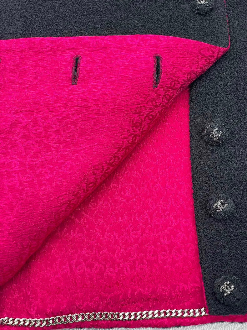 Chanel Short Jacket with Pink Detail