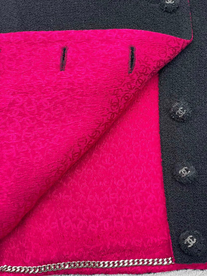 Chanel Short Jacket with Pink Detail