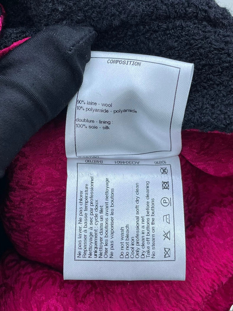 Chanel Short Jacket with Pink Detail