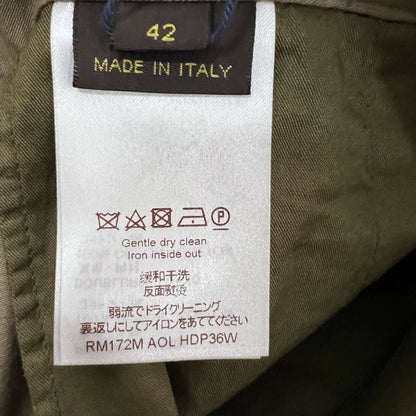 Louis Vuitton Khaki Gradient Logo Shorts