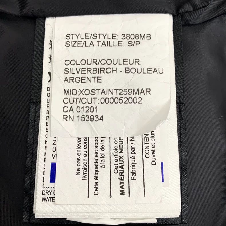 Canada Goose Hooded Down Jacket Size S