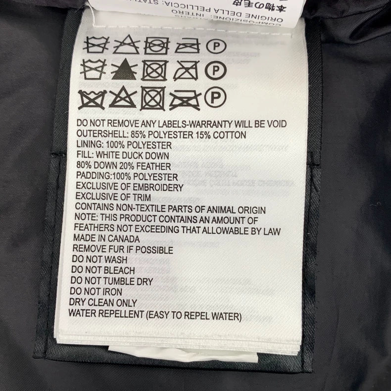 Canada Goose Hooded Down Jacket Size S