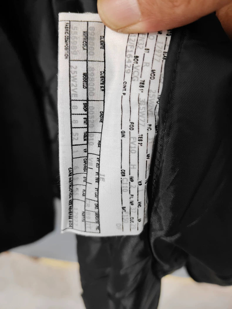 Vintage Black Prada Hooded Wool Coat