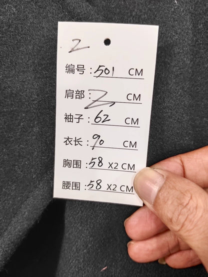 Vintage Black Prada Hooded Wool Coat