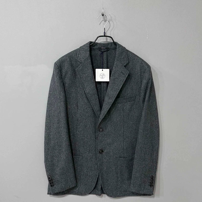 Hermes Pure Wool Lapel Suit Jacket