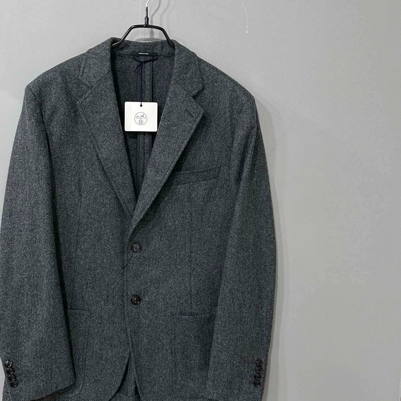 Hermes Pure Wool Lapel Suit Jacket