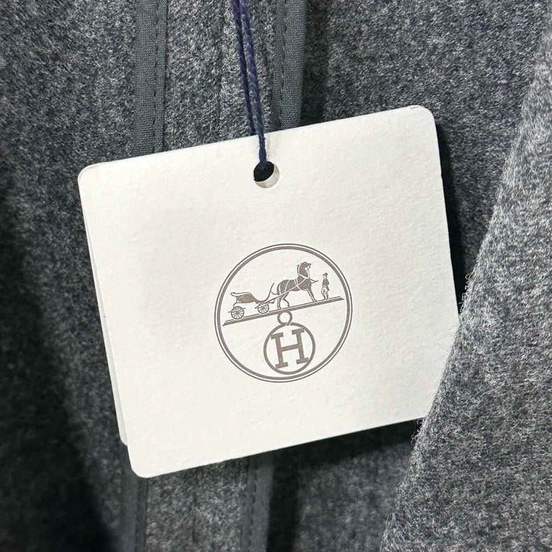 Hermes Pure Wool Lapel Suit Jacket