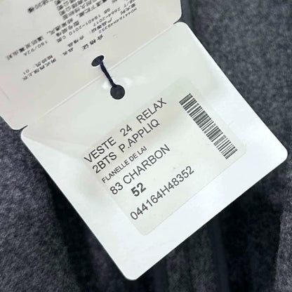 Hermes Pure Wool Lapel Suit Jacket