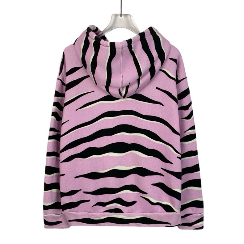 Gucci Colorful Tiger Print Hooded Sweatshirt