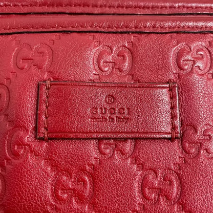 Limited Edition Red Leather Tote Bag
