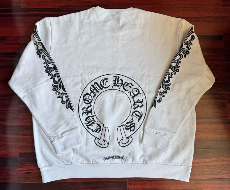White Chrome Hearts Lightweight Sweatshirt