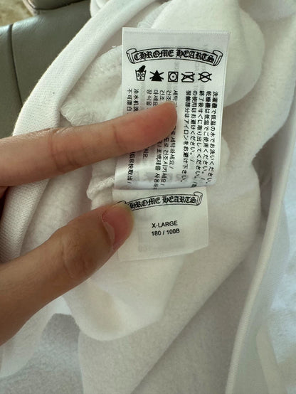 White Chrome Hearts Lightweight Sweatshirt