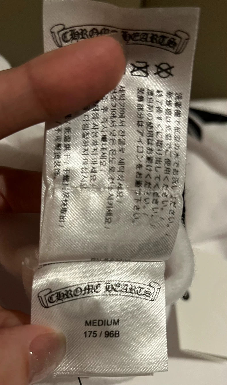 White Chrome Hearts Lightweight Sweatshirt