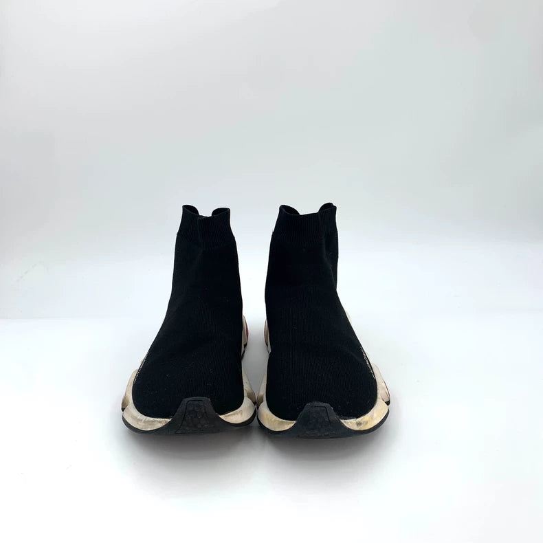 Balenciaga Black Logo Sock Sneakers