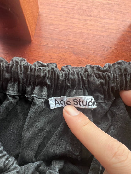 Acne Studios Grey Cargo Shorts