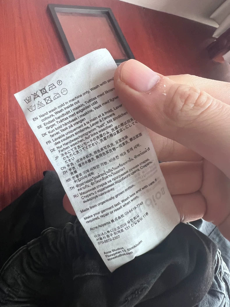 Acne Studios Grey Cargo Shorts