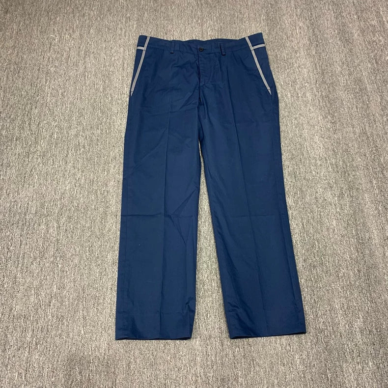 Hermes Dark Blue Casual Trousers