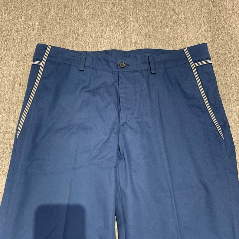 Hermes Dark Blue Casual Trousers