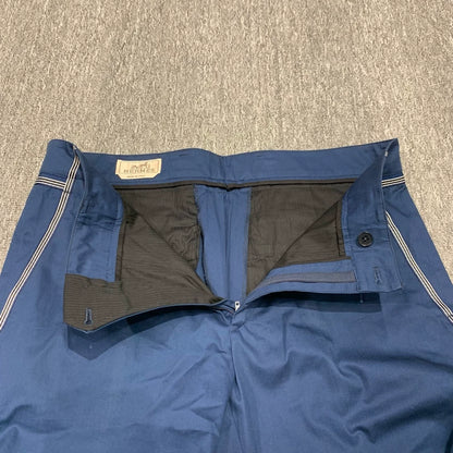 Hermes Dark Blue Casual Trousers