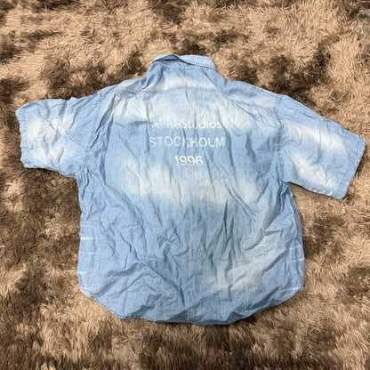 Acne Studios 1996 Denim Short Sleeve Shirt