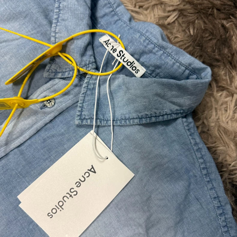 Acne Studios 1996 Denim Short Sleeve Shirt