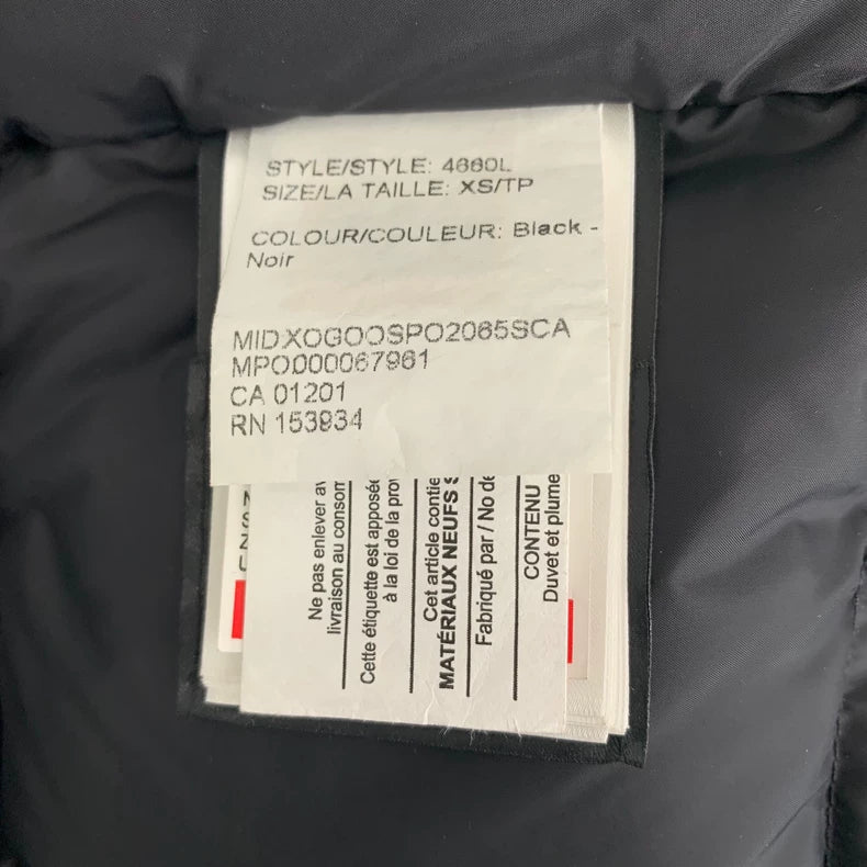 Canada Goose Expedition Parka Black Hooded Jacket