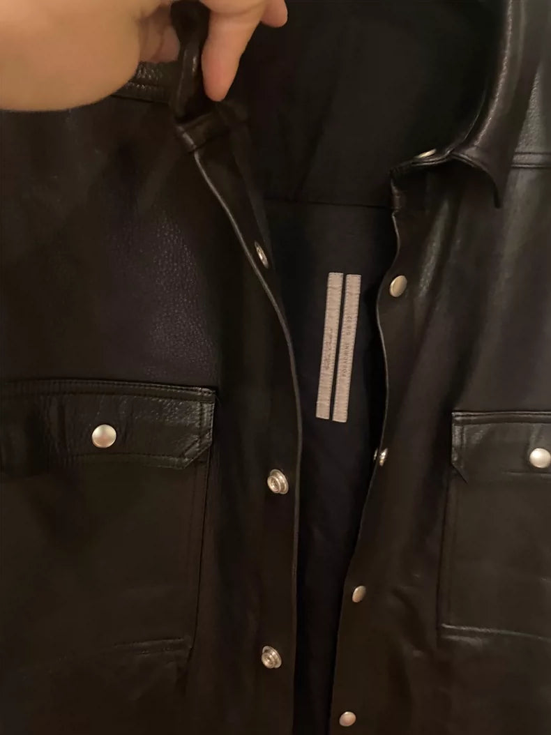 Rick Owens Lambskin Leather Vest