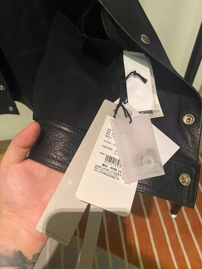 Rick Owens Lambskin Leather Vest