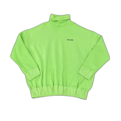 Green High Neck Sweatshirt