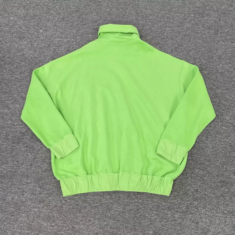 Green High Neck Sweatshirt