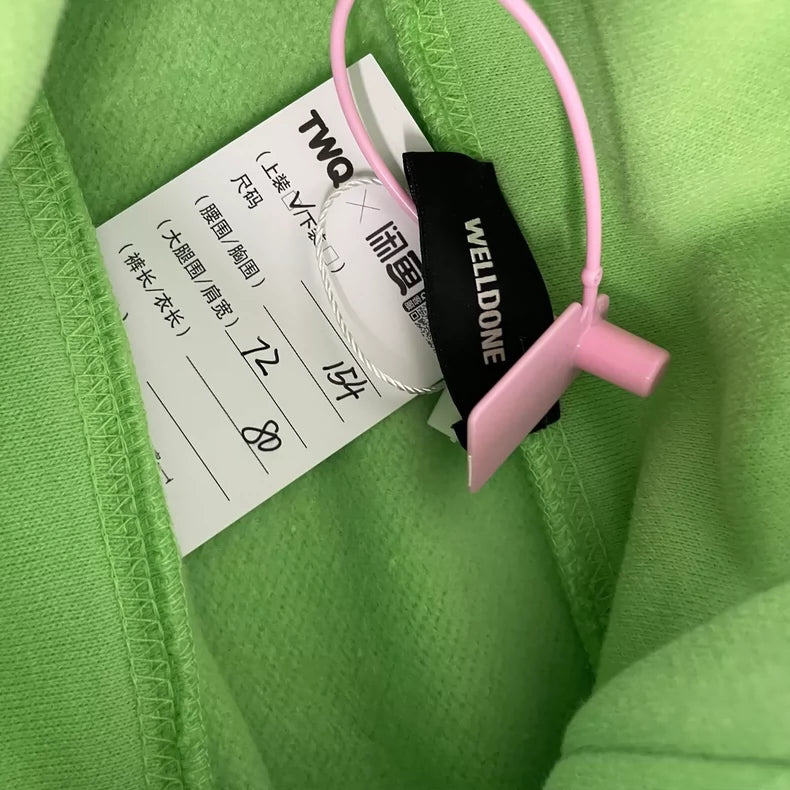 Green High Neck Sweatshirt